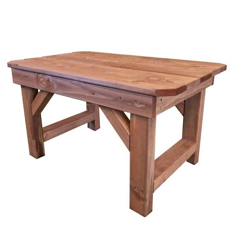 Swedish Redwood Garden Coffee Table by Croft