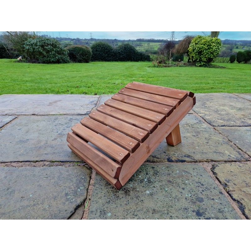 Swedish Redwood Garden Footstool by Croft