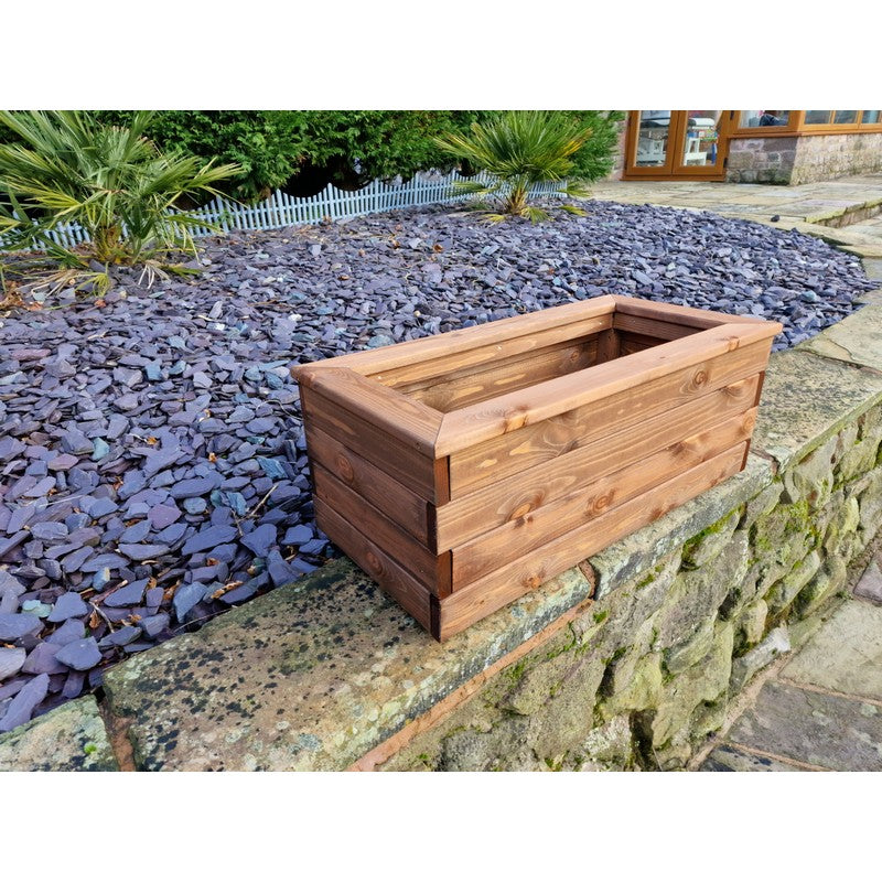 Swedish Redwood Garden Trough Planter by Croft