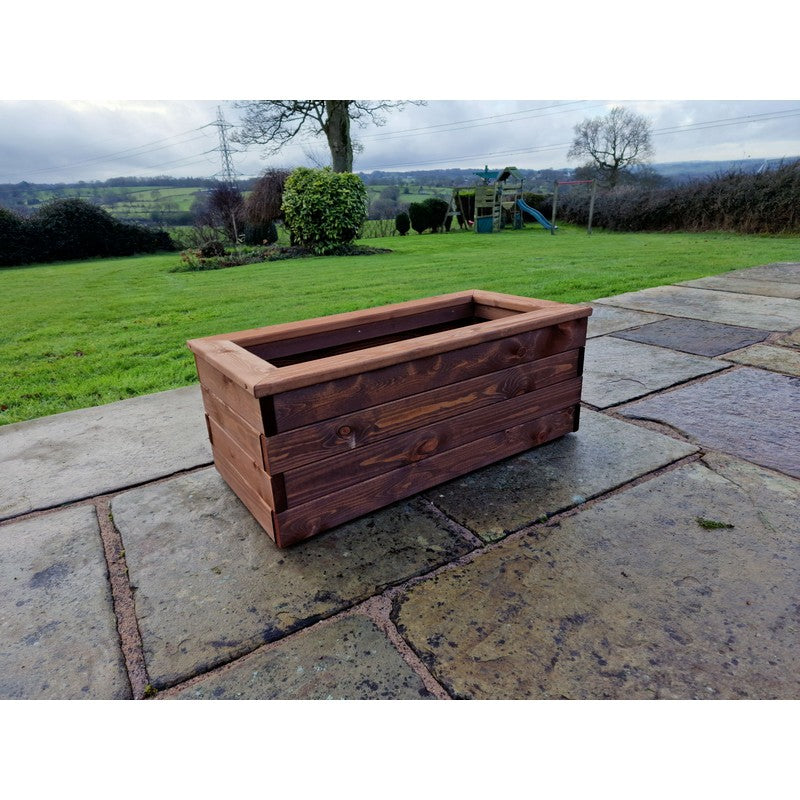 Swedish Redwood Garden Trough Planter by Croft