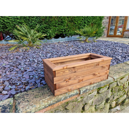 Swedish Redwood Garden Trough Planter by Croft