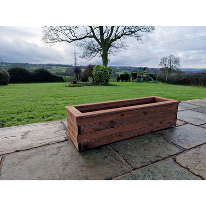 Swedish Redwood Garden Trough Planter by Croft