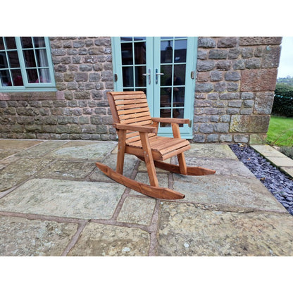 Swedish Redwood Garden Rocking Chair by Croft