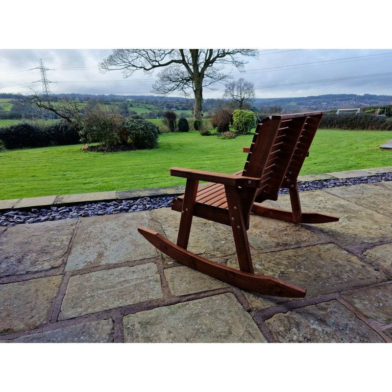 Swedish Redwood Garden Bench by Croft - 2 Seat