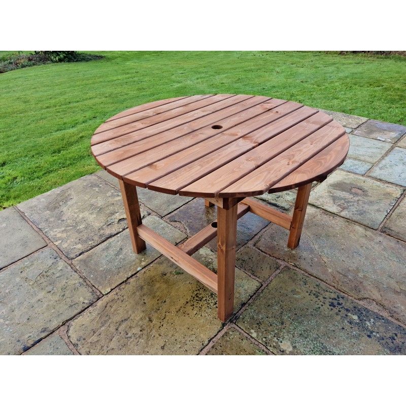 Swedish Redwood Garden Table by Croft - 4 Seat