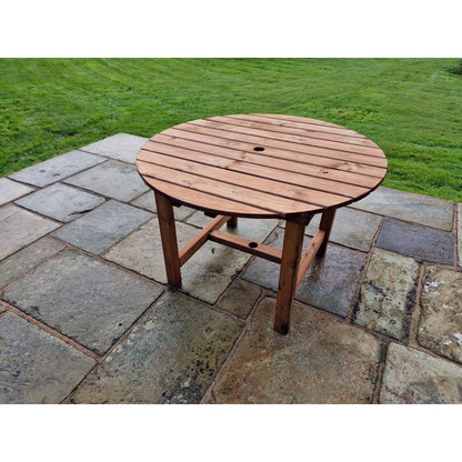 Swedish Redwood Garden Table by Croft - 4 Seat