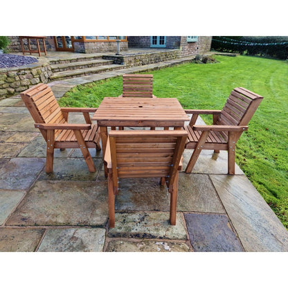 Swedish Redwood Garden Furniture Set by Croft - 4 Seats - Croft Home & Garden