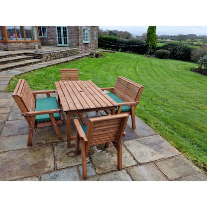 Swedish Redwood Garden Furniture Set by Croft - 4 Seats - Croft Home & Garden