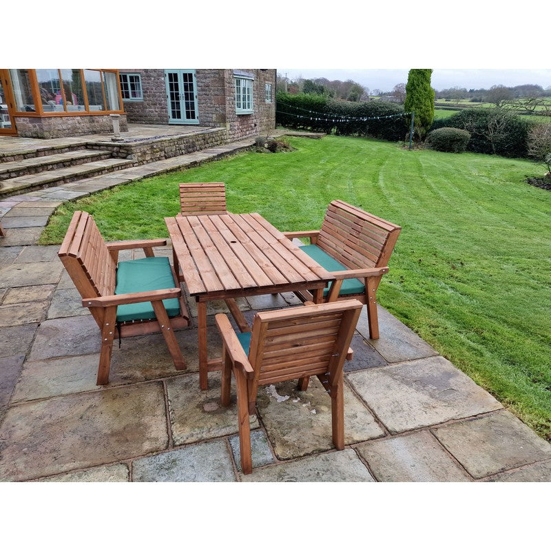 Swedish Redwood Garden Furniture Set by Croft - 4 Seats - Croft Home & Garden