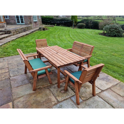 Swedish Redwood Garden Furniture Set by Croft - 4 Seats - Croft Home & Garden