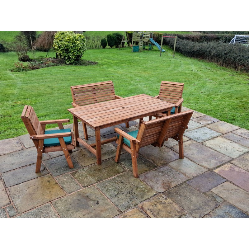 Swedish Redwood Garden Furniture Set by Croft - 4 Seats - Croft Home & Garden