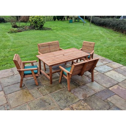 Swedish Redwood Garden Furniture Set by Croft - 4 Seats - Croft Home & Garden