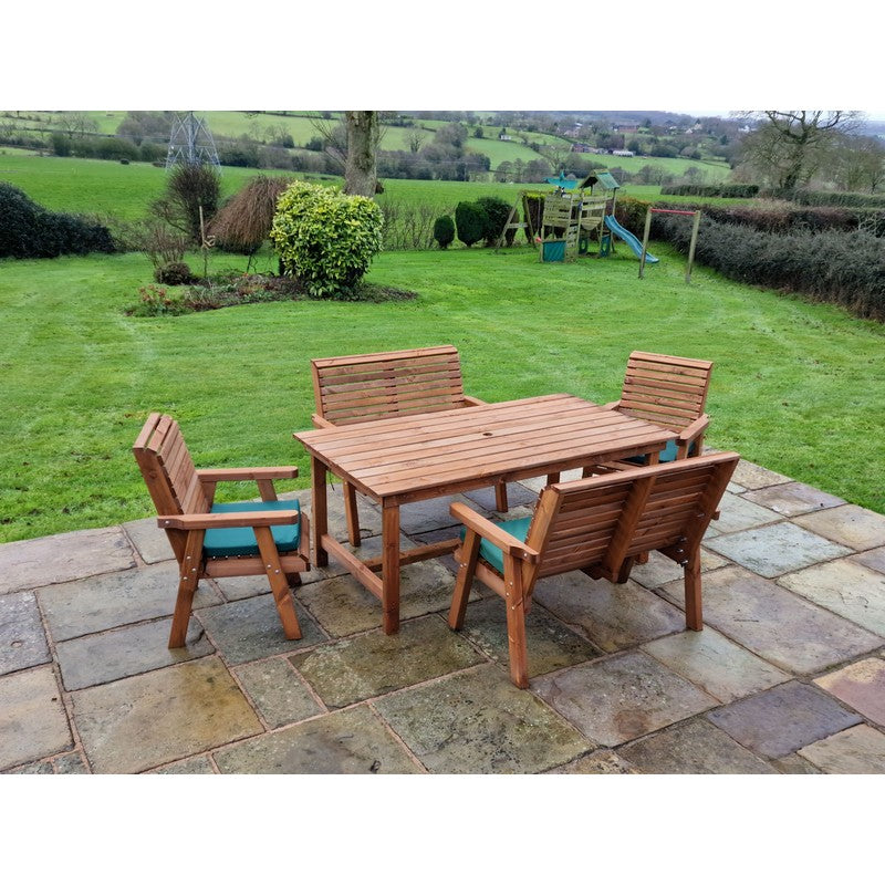 Swedish Redwood Garden Furniture Set by Croft - 4 Seats - Croft Home & Garden