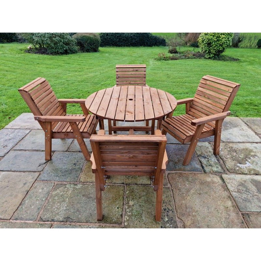 Swedish Redwood Garden Furniture Set by Croft - 4 Seats - Croft Home & Garden