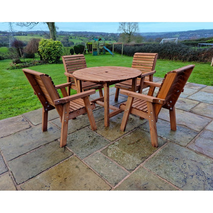 Swedish Redwood Garden Furniture Set by Croft - 4 Seats - Croft Home & Garden