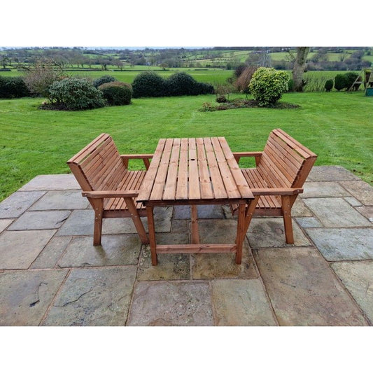 Swedish Redwood Garden Furniture Set by Croft - 4 Seats - Croft Home & Garden