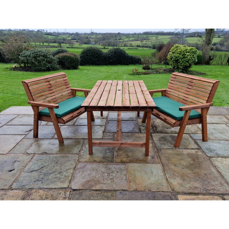 Swedish Redwood Garden Furniture Set by Croft - 4 Seats - Croft Home & Garden