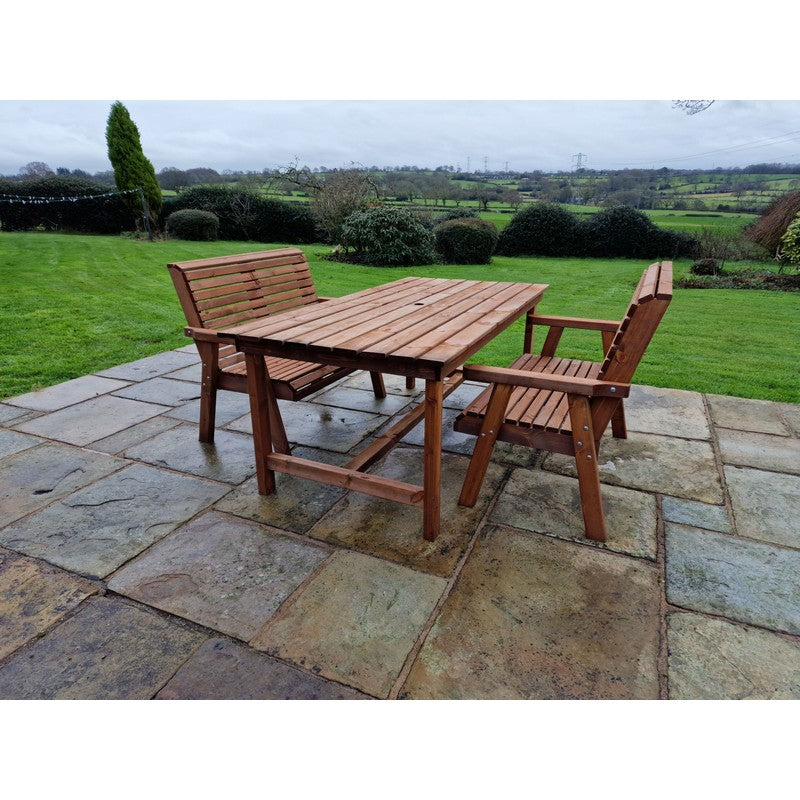 Swedish Redwood Garden Furniture Set by Croft - 4 Seats - Croft Home & Garden