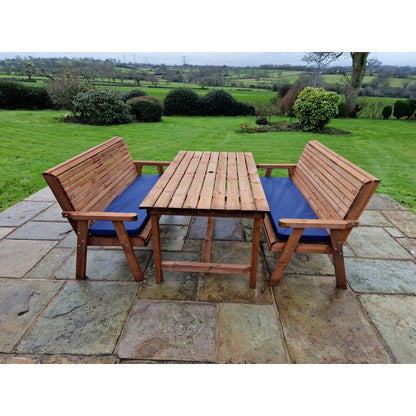 Swedish Redwood Garden Furniture Set by Croft - 6 Seats - Croft Home & Garden