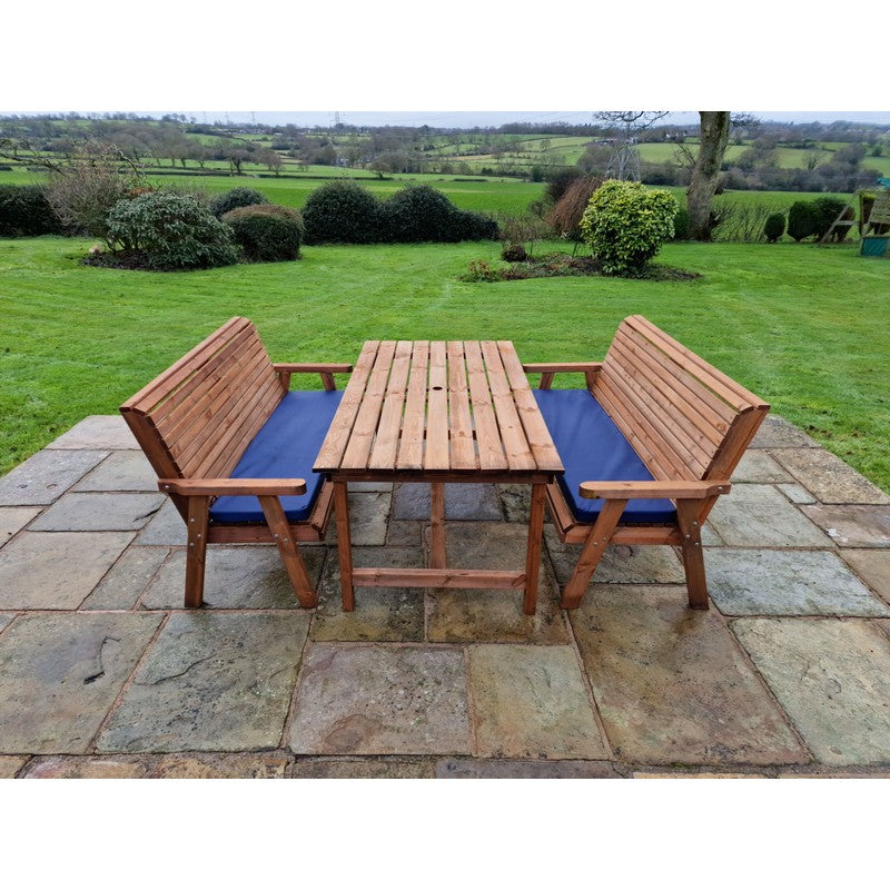 Swedish Redwood Garden Furniture Set by Croft - 6 Seats - Croft Home & Garden