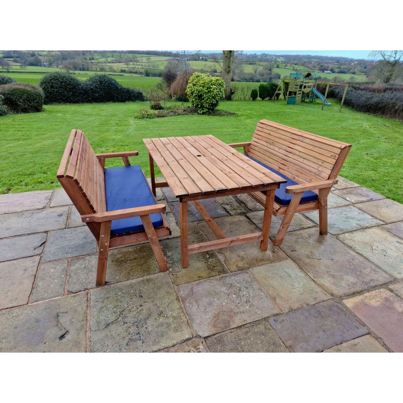 Swedish Redwood Garden Furniture Set by Croft - 6 Seats - Croft Home & Garden