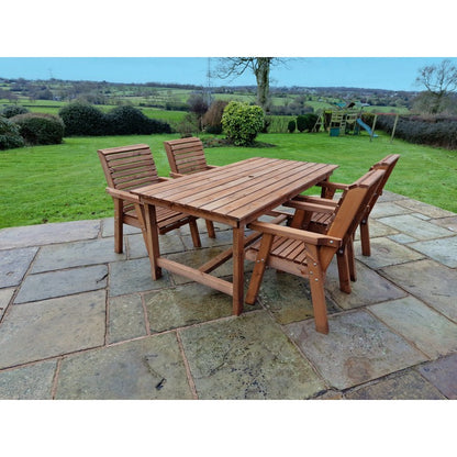 Swedish Redwood Garden Furniture Set by Croft - 4 Seats - Croft Home & Garden