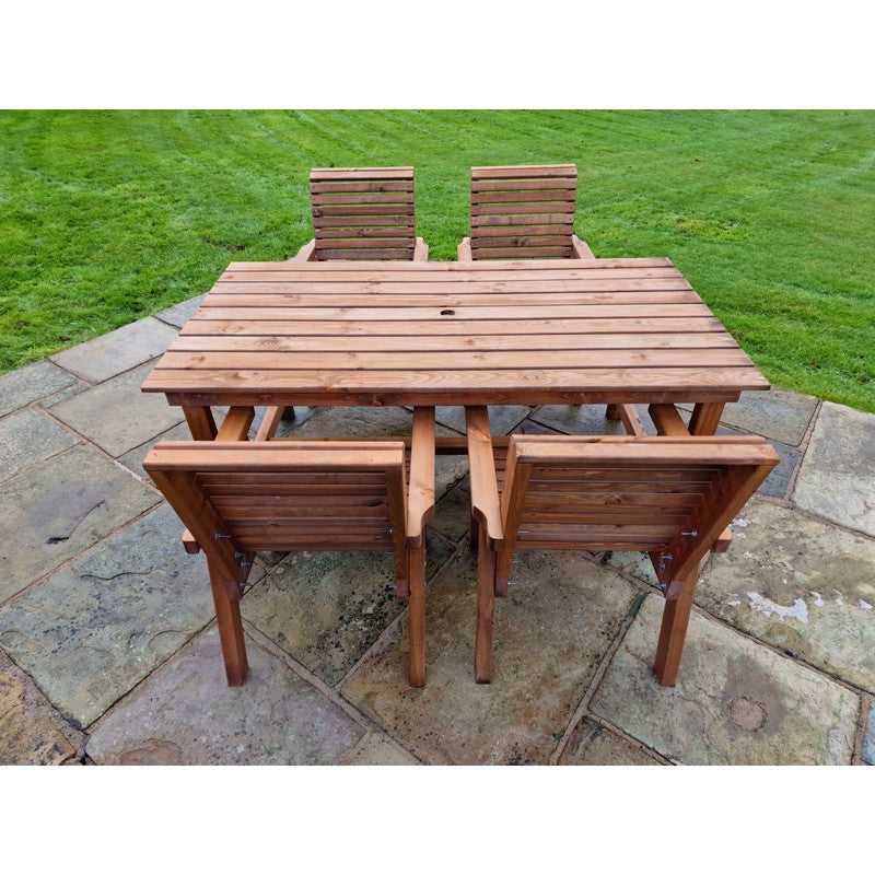 Swedish Redwood Garden Furniture Set by Croft - 4 Seats - Croft Home & Garden