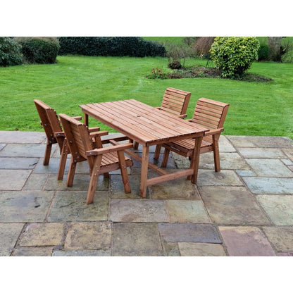 Swedish Redwood Garden Furniture Set by Croft - 4 Seats - Croft Home & Garden