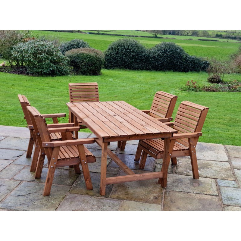 Swedish Redwood Garden Furniture Set by Croft - 5 Seats - Croft Home & Garden