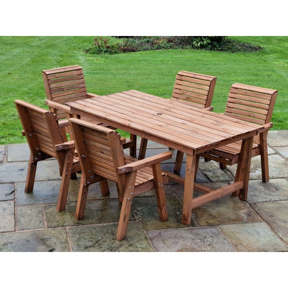 Swedish Redwood Garden Furniture Set by Croft - 5 Seats - Croft Home & Garden