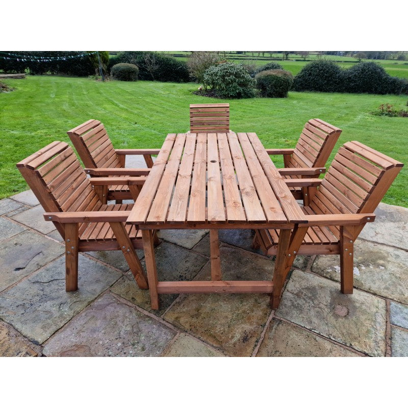 Swedish Redwood Garden Furniture Set by Croft - 5 Seats - Croft Home & Garden