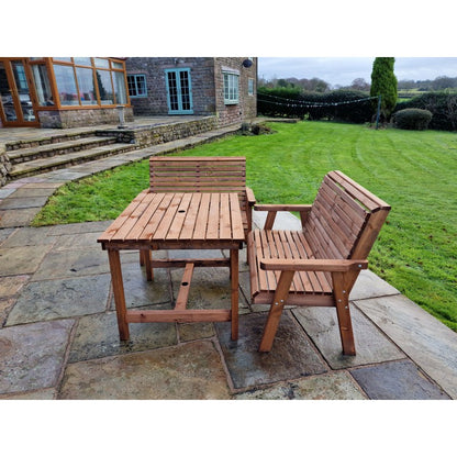 Swedish Redwood Garden Furniture Set by Croft - 4 Seats - Croft Home & Garden