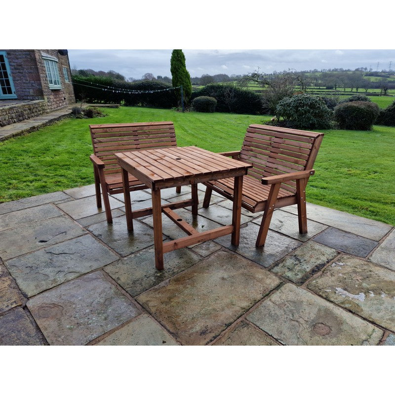 Swedish Redwood Garden Furniture Set by Croft - 4 Seats - Croft Home & Garden