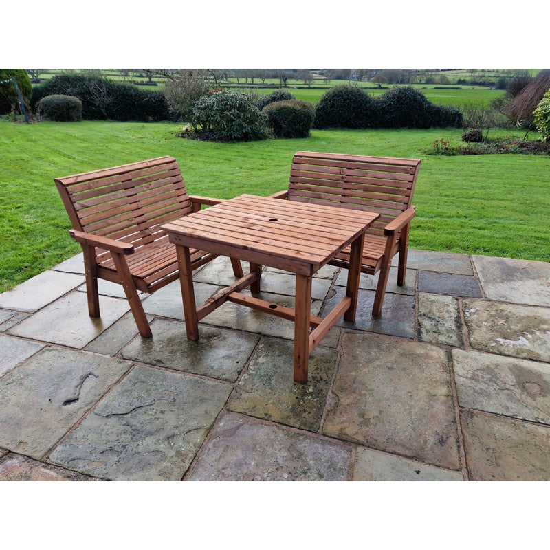 Swedish Redwood Garden Furniture Set by Croft - 4 Seats - Croft Home & Garden