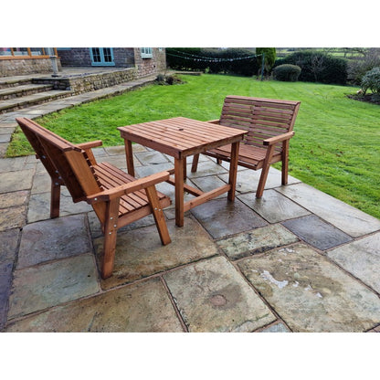 Swedish Redwood Garden Furniture Set by Croft - 4 Seats - Croft Home & Garden