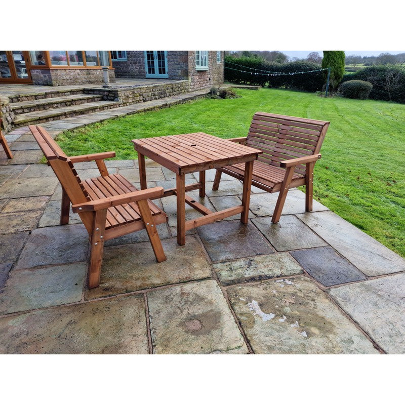 Swedish Redwood Garden Furniture Set by Croft - 4 Seats - Croft Home & Garden