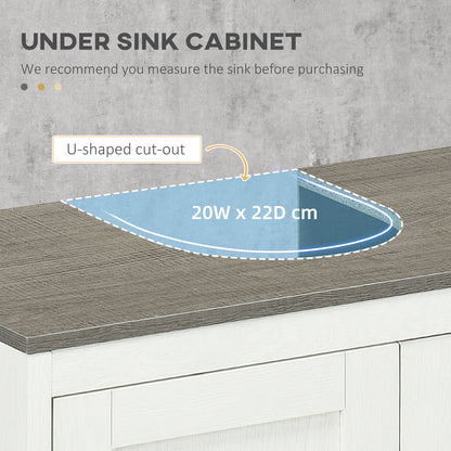 Kleankin Modern Bathroom Sink Cabinet