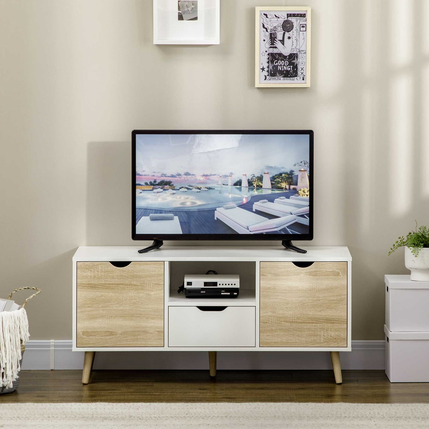 Homcom TV Unit Cabinet for TVs up to 50 Inches