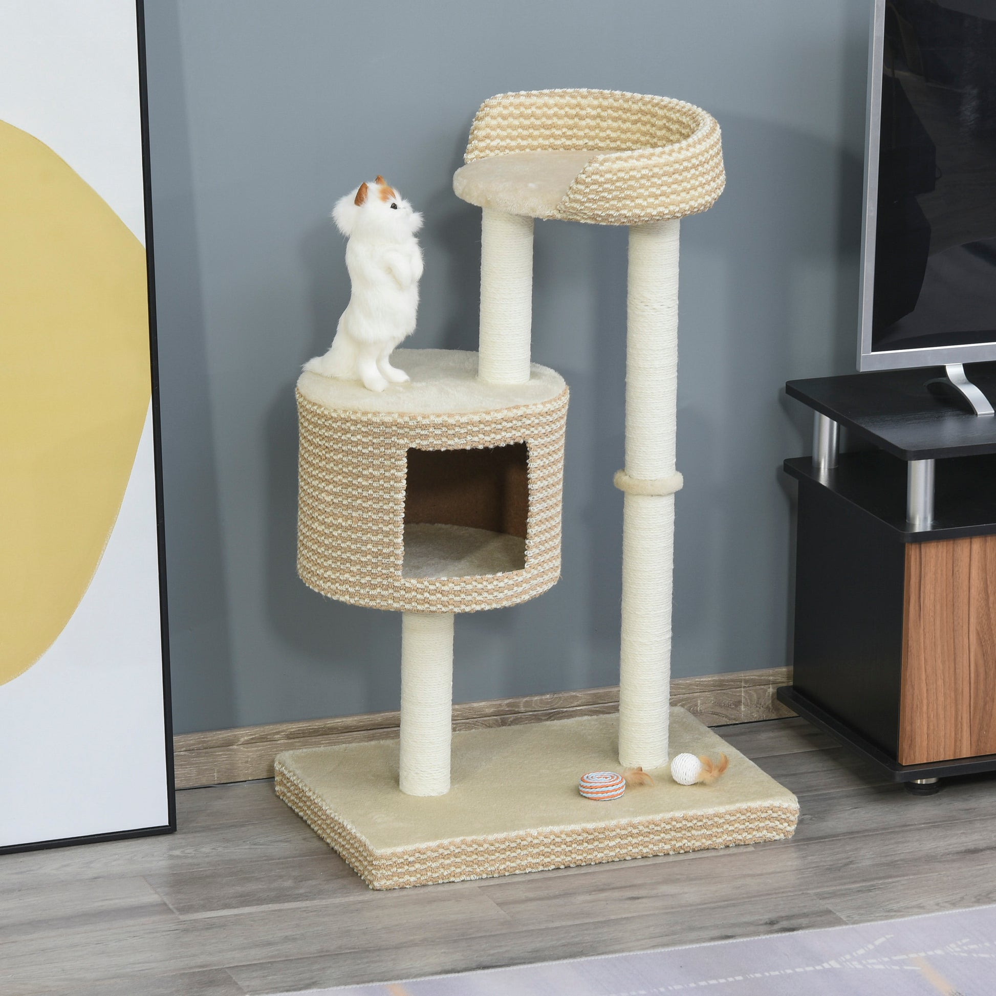 PawHut 96cm Cat Tree