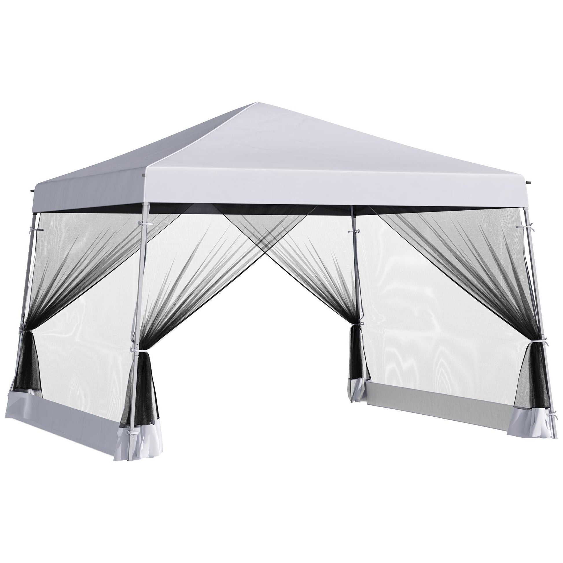 Outsunny Outdoor Garden Pop-up Gazebo Canopy Tent Sun Shade Event Shelter Folding with Adjustable Height