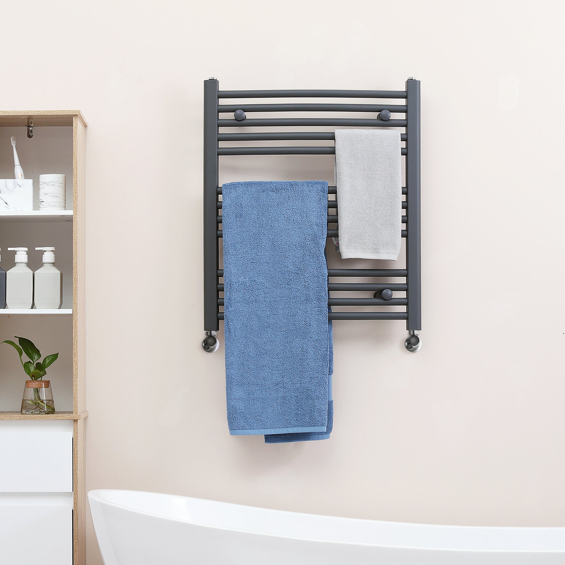 Homcom Curved Heated Towel Rail