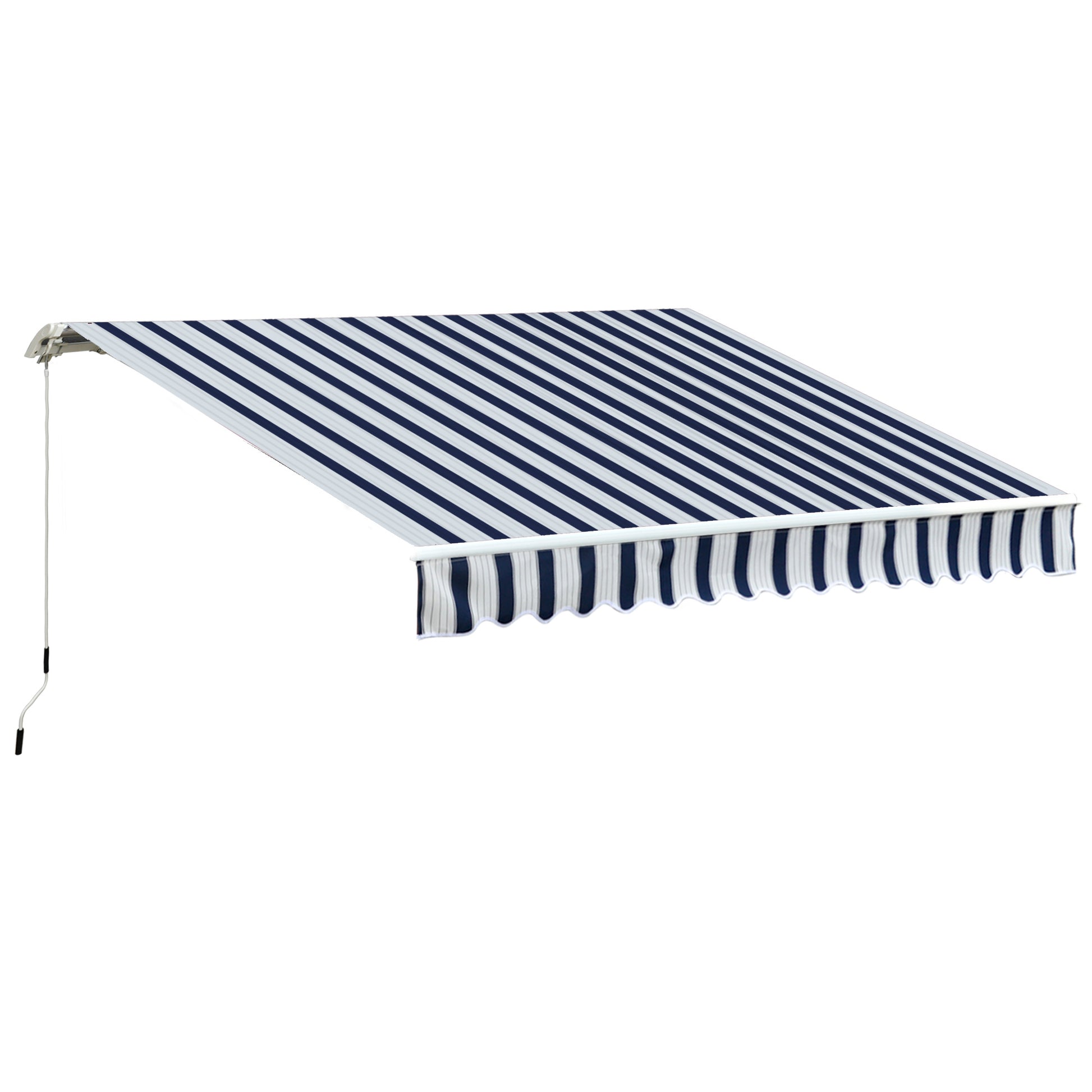 Outsunny Manual Retractable Awning