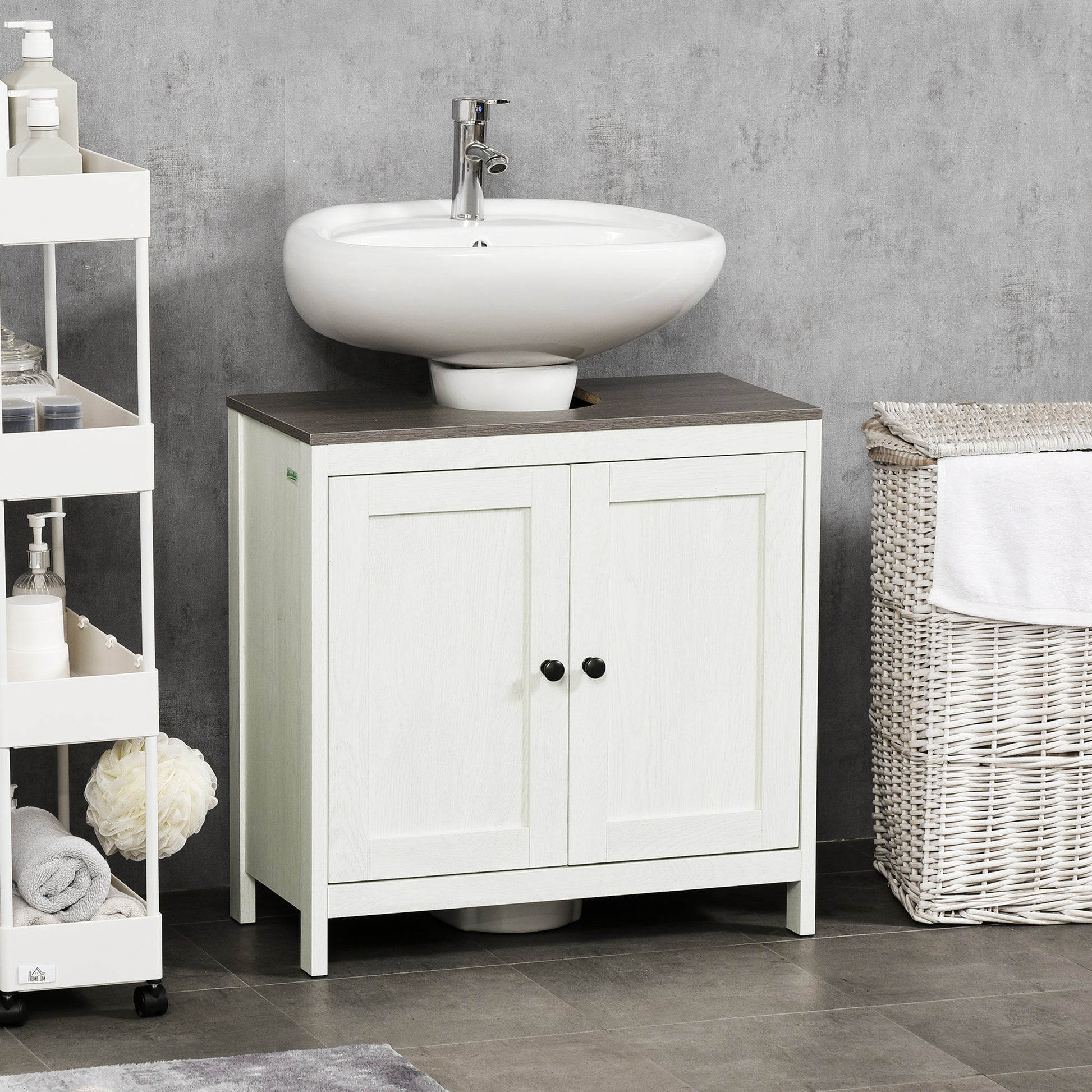 Kleankin Modern Bathroom Sink Cabinet