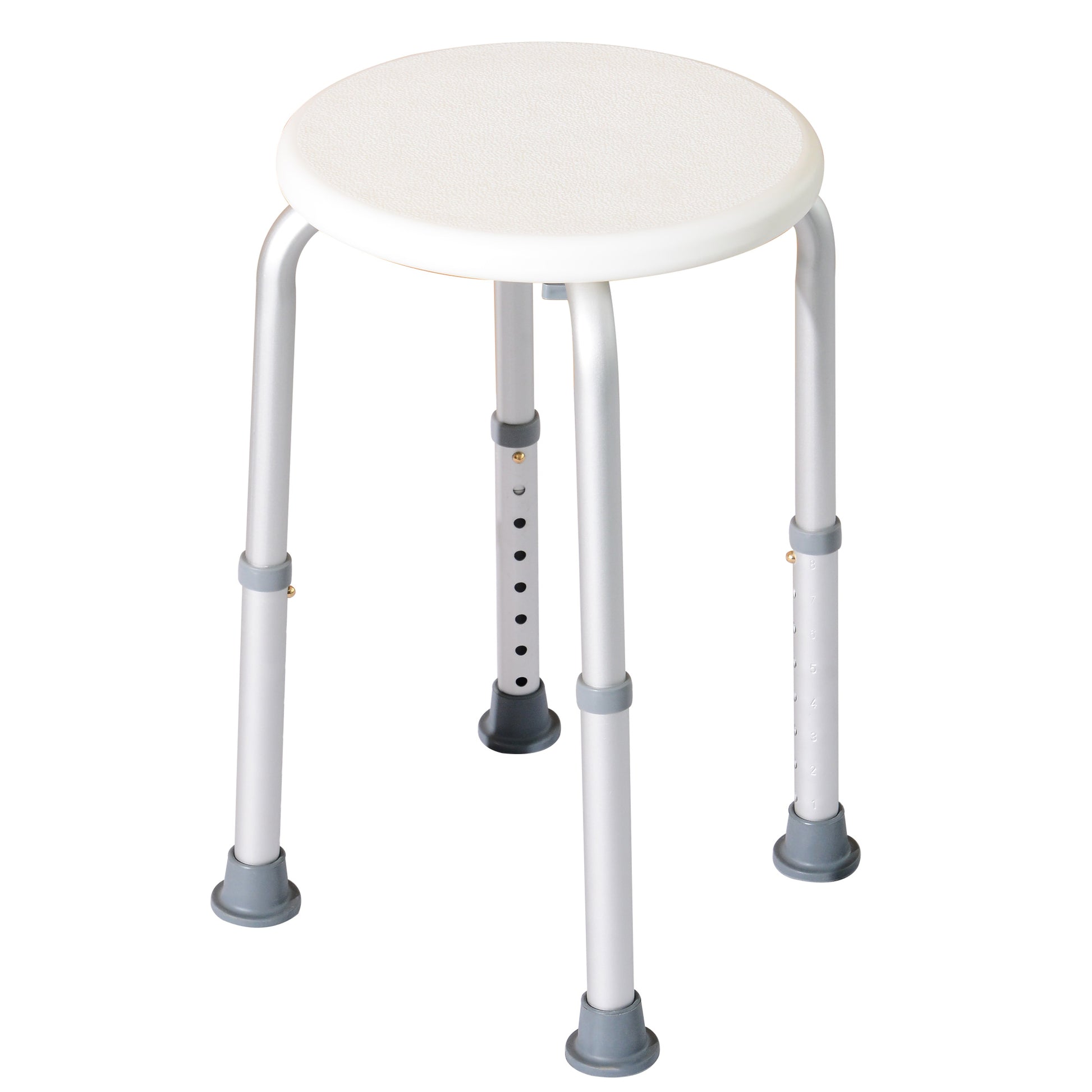 Homcom Adjustable Non-Slip Shower and Bath Stool