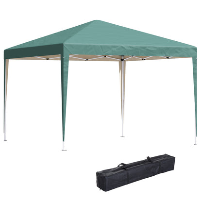 Outsunny 3 x 3 meter Garden Heavy Duty Pop Up Gazebo Marquee Party Tent Folding Wedding Canopy-Green