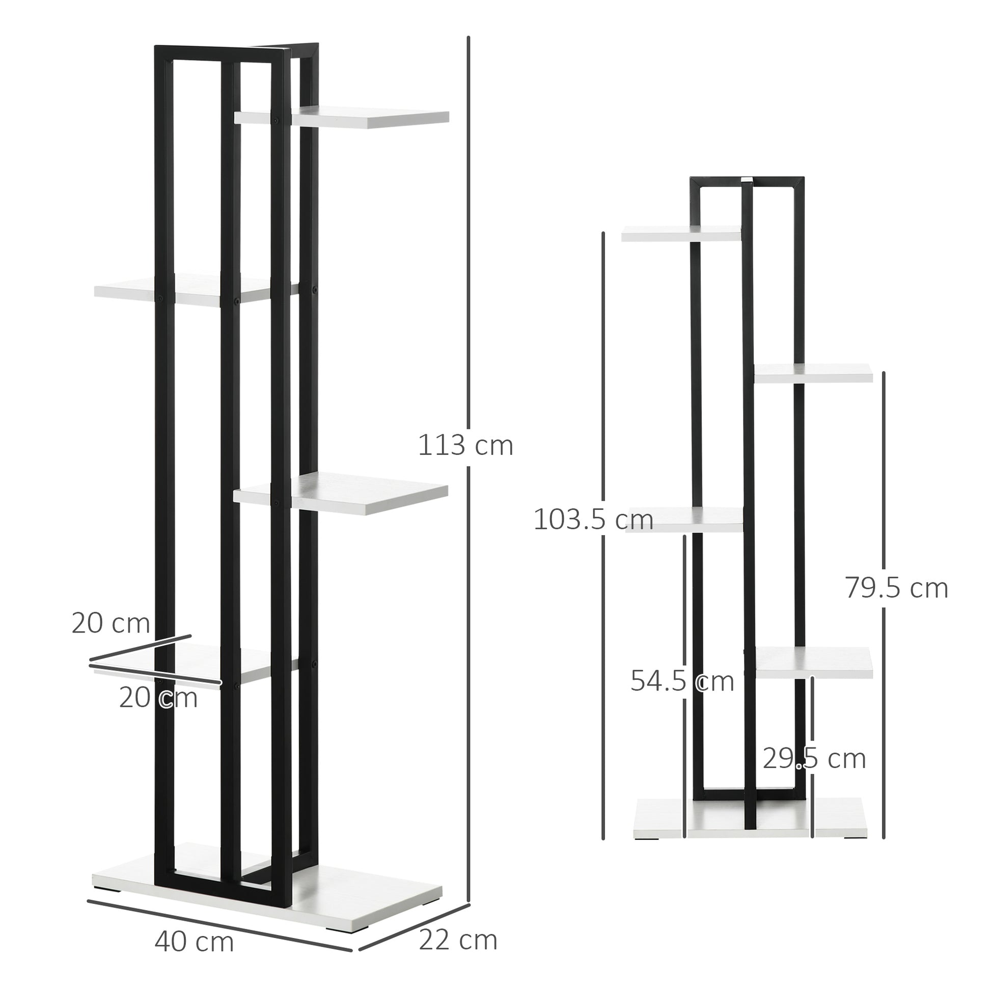 Outsunny 5 Tiered Plant Stand