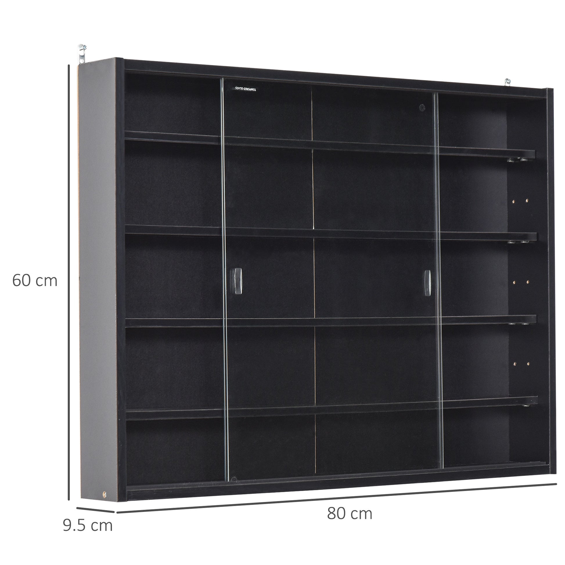 Homcom Five-Tier Wall Display Cabinet