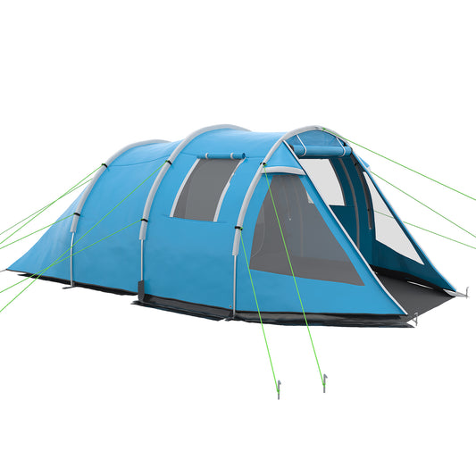 Outsunny 3-4 Man Tunnel Tent