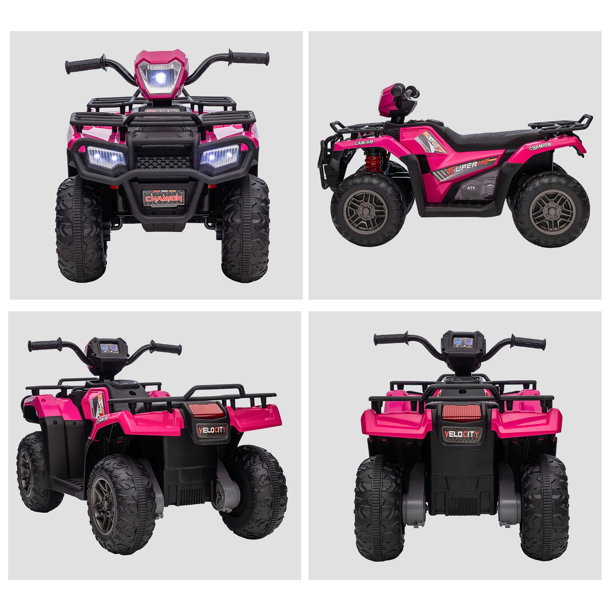 Homcom 12V Kids Quad Bike with Forward Reverse Functions