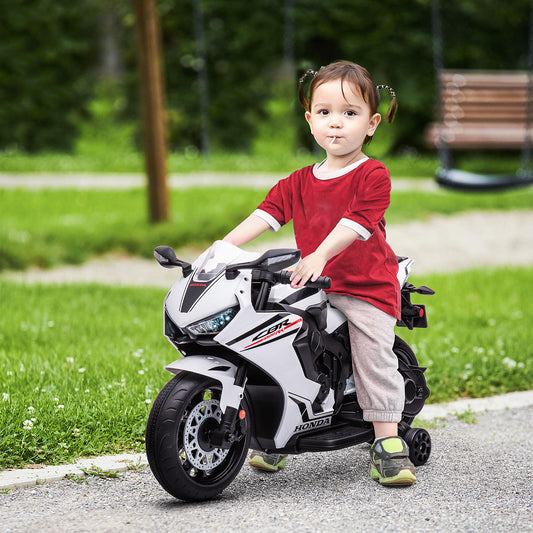 Homcom Electric Ride On Motorcycle with Headlights Music